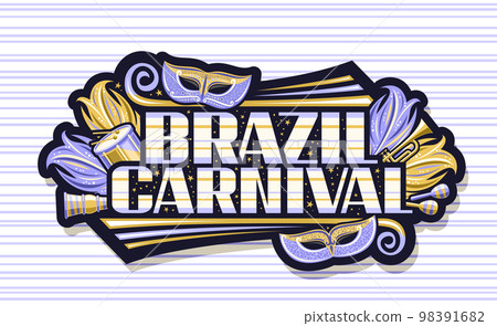 Vector banner for Brazil Carnival 98391682