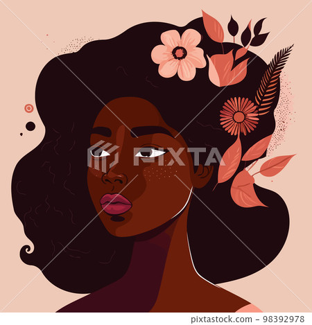 adult woman illustrating international women's day with fictional character 98392978