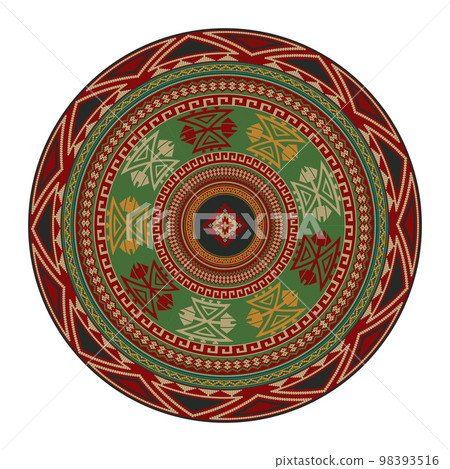 Kilim round design element 11 98393516