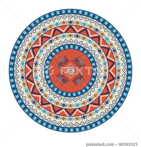 Kilim round design element 20 98393525