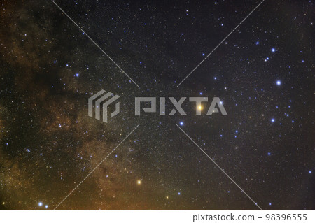 初夏的星空，天蠍座附近的銀河 98396555