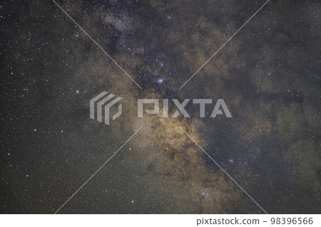 Early summer starry sky near the Milky Way and Sagittarius 98396566