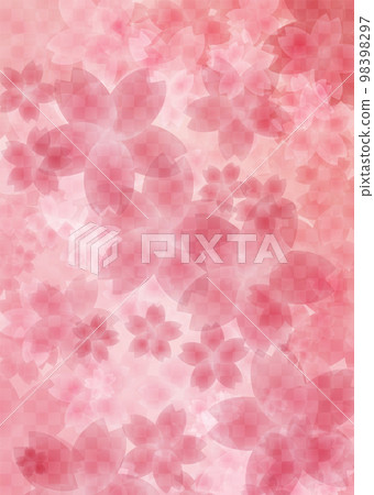 Plaid pattern pink spring background illustration 98398297