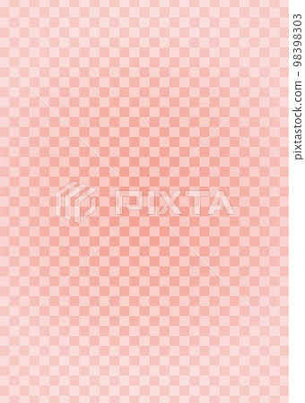 Plaid pattern pink spring background illustration 98398303