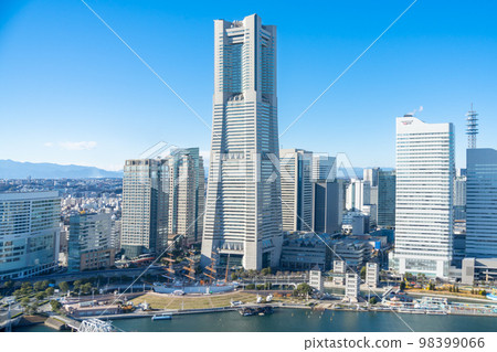 晴朗天氣下的港未來城市景觀 98399066