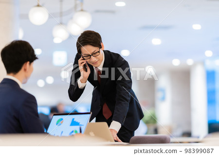 回應突然電話的商人 98399087