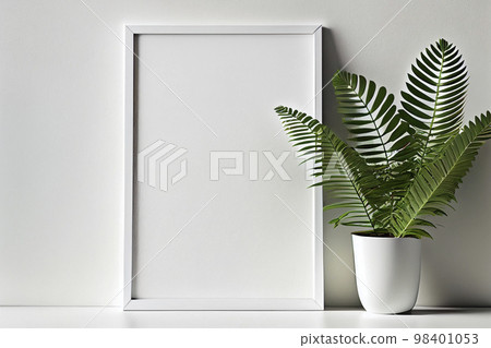 Image material: Image of indoor interior with photo frame Image material: Image of indoor interior with photo frame 98401053