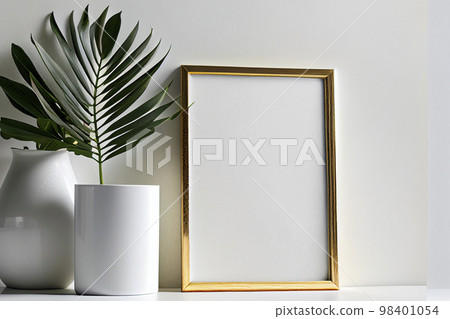 Image material: Image of indoor interior with photo frame Image material: Image of indoor interior with photo frame 98401054