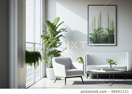 圖像材料：現代客廳的圖像 98401221