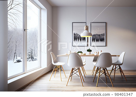Image Background: An image of a stylish dining room 98401347