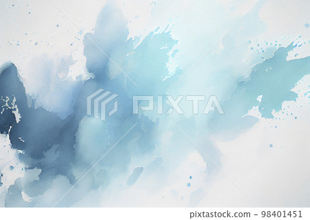 Background material: Light blue watercolor texture background 98401451