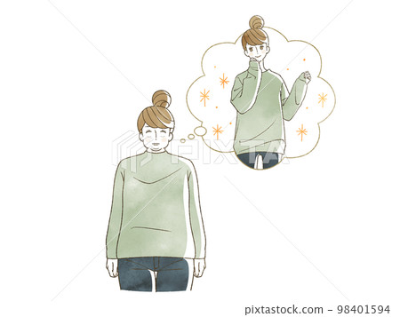 覺得衣服和自己想的不一樣的女人 98401594