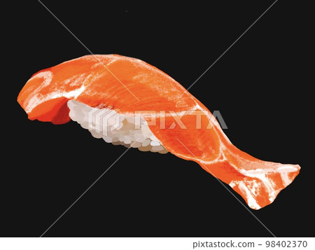 Salmon nigiri sushi (without plate) 98402370