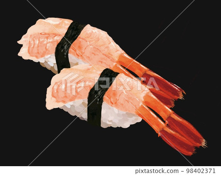 Sweet shrimp nigiri sushi 2 piece (no plate) 98402371