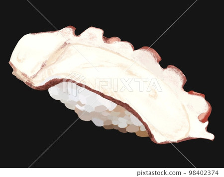 Octopus nigiri sushi (without plate) 98402374