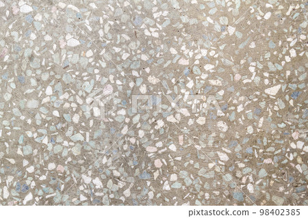 Background of concrete with colourful stones in it 98402385