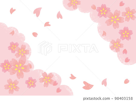 Cherry frame / background 98403158