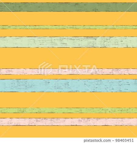 Hand drawn seamless striped pastel pattern. Yellow green pink stripes lines, trendy abstract geometric spring fabric print, linear modern ornament decor, texture ribbon graphic art background. 98403451