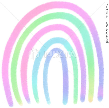 Rainbow line Rainbow illustrations Rainbow line Rainbow illustrations 98403757