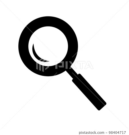 Magnifying glass search tool icon. vector. 98404717