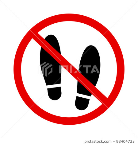 No shoes allowed. No shoes allowed. 98404722