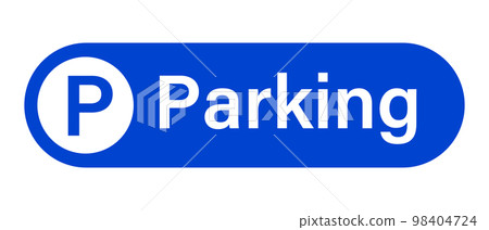 停車標誌圖標。自行車和摩托車的停車標誌。向量。 停車標誌圖標。自行車和摩托車的停車標誌。向量。 98404724