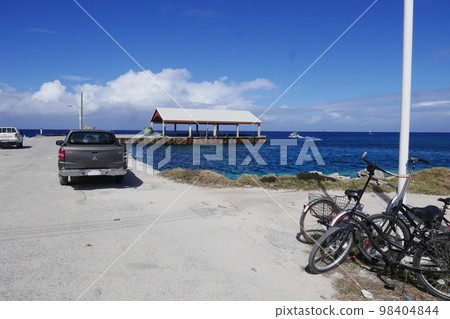 Ebeye island at Kwajalein Atoll, Marshall islands Ebeye island at Kwajalein Atoll, Marshall islands 98404844