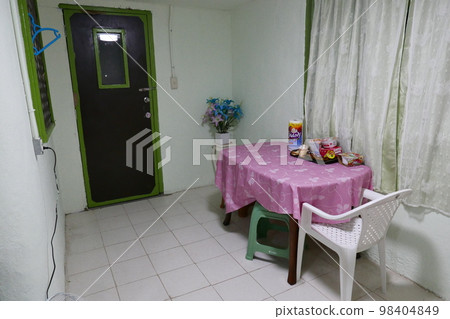 Ebeye island at Kwajalein Atoll, Marshall islands Ebeye island at Kwajalein Atoll, Marshall islands 98404849