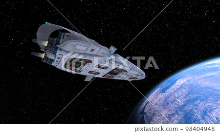 太空船和地球 98404948
