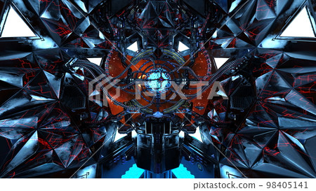 Scenery inside the spacecraft 98405141