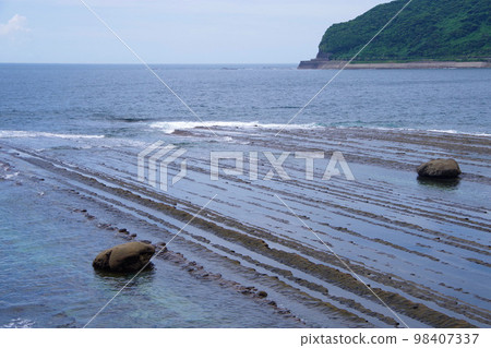 Nichinan Kaigan Ogre's Washing Rock Miyazaki Prefecture Tourist Attraction Mizunari Rock Nichinan Kaigan Ogre's Washing Rock Miyazaki Prefecture Tourist Attraction Mizunari Rock 98407337