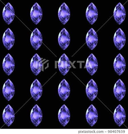 Gem illustrations, marquise cut gems, birthstone illustrations, amethyst illustrations, gem background illustrations 98407639