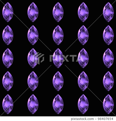 Marquise cut gemstone, birthstone illustration material, amethyst illustration, gem background illustration, mineral illustration Marquise cut gemstone, birthstone illustration material, amethyst illustration, gem background illustration, mineral illustration 98407654