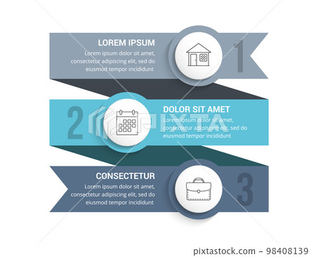 3 Steps - Infographic Template 98408139