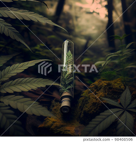 marijuana joints and buds on a stone table marijuana joints and buds on a stone table 98408506