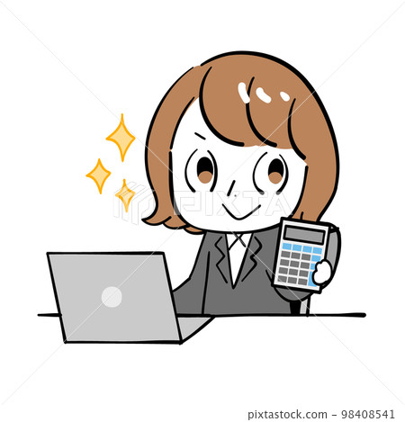 女會計計算器動機 98408541