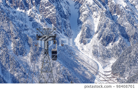 Shinhotaka索道雪景 Shinhotaka索道雪景 98408701