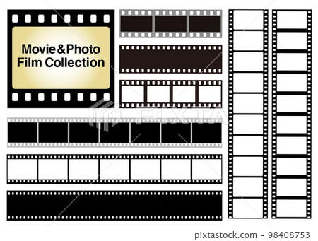 movie film frame set 98408753