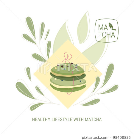Macaroons With Matcha 98408825