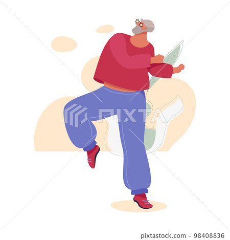 Old Man Dancing 98408836