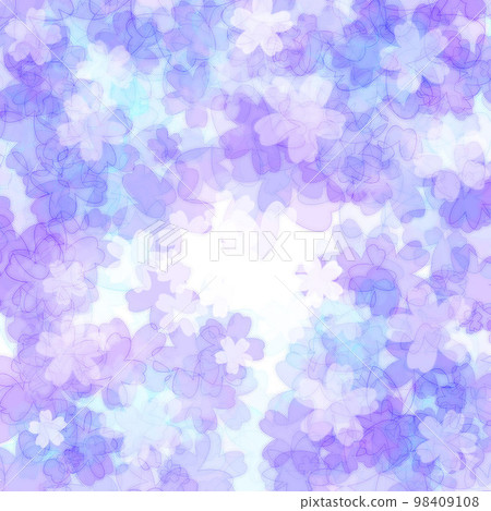 淡櫻花、水彩觸感的植物圖像背景圖 淡櫻花、水彩觸感的植物圖像背景圖 98409108