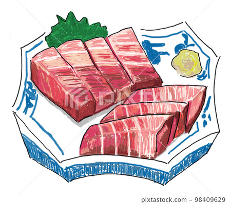 Tuna sashimi Tuna sashimi 98409629