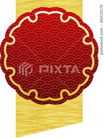 A medal with a luxurious Japanese design 98410170