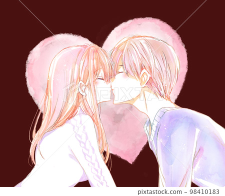 親吻男人和女人冬天的心 親吻男人和女人冬天的心 98410183