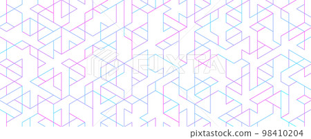 geometry abstract hexagon technology background transparent 98410204