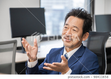 中代總裁和經理形象 中代總裁和經理形象 98411658