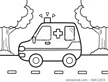 救護車著色書 98412055