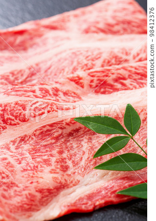 Domestic Wagyu Beef Shoulder Loin for Sukiyaki Domestic Wagyu Beef Shoulder Loin for Sukiyaki 98412376