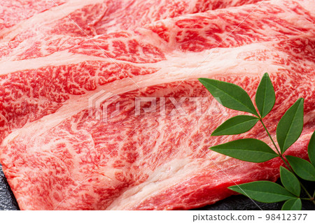 壽喜燒的國產和牛肩腰肉 98412377