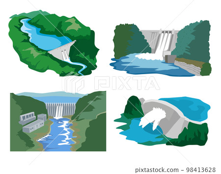 大壩插圖集 98413628